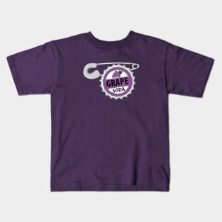 Grape Soda Pin Kids T-Shirt